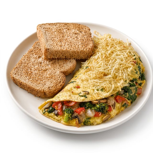 Veggie Omelet.