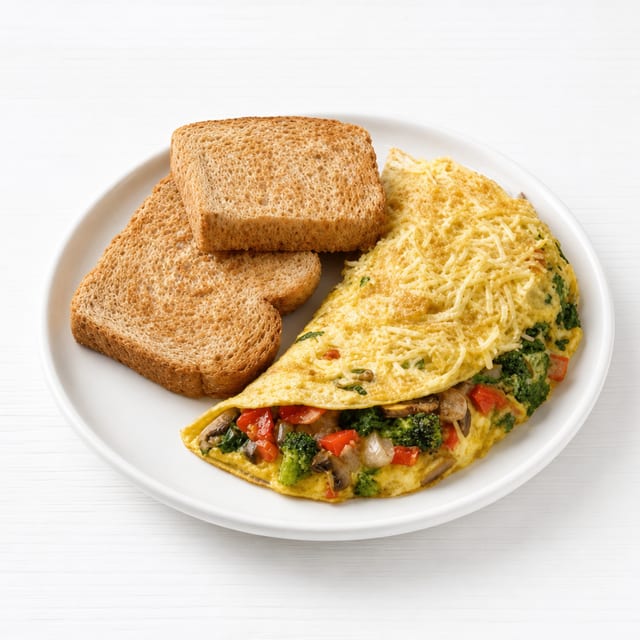 Veggie Omelet.